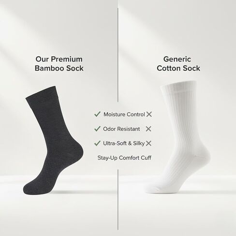 Mens Dress Socks for Men 9-12 - Charcoal Socks for Men - Perfect for Formal Wear, Office, and Special Occasions - 5-Pack in a Gift Box- Solid Charcoal in Saudi Arabia