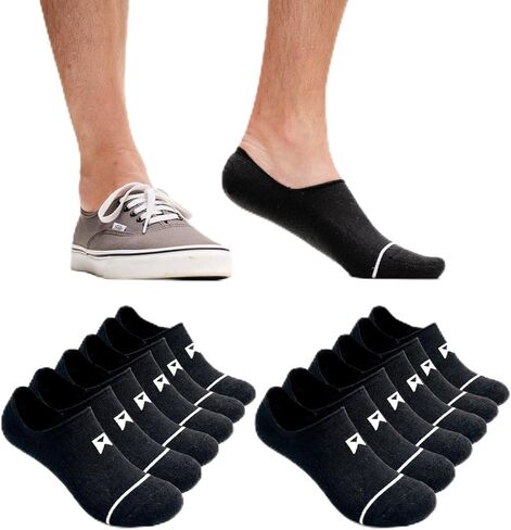 William Painter Titan No Show Socks, No Slip Odor Resistant and Ultra Durable Thread, One-Size-Fits-Most in Saudi Arabia