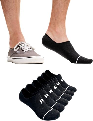 William Painter Titan No Show Socks, No Slip Odor Resistant and Ultra Durable Thread, One-Size-Fits-Most in Saudi Arabia