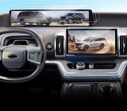 واقي شاشة GFJNFG لـ 2014-2021 GMC Sierra 1500/2014-2023 GMC Sierra 2500HD 3500HD واقي شاشة 8 بوصة 9H صلابة HD ملحقات زجاجية مقاومة للخدش in Saudi Arabia