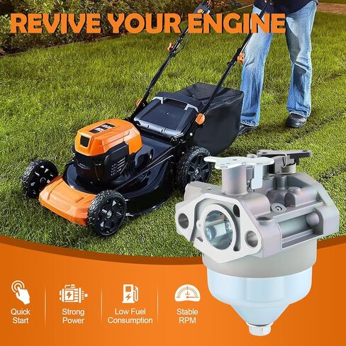مكربن ​​GCV190 HRX217 متوافق مع محرك Honda GCV 190 GCV190A GCV190LA HRX 217 HRB217 HRX217K1 HRX217K2 أجزاء جزازة العشب مع مجموعات ضبط فلتر الهواء in Saudi Arabia