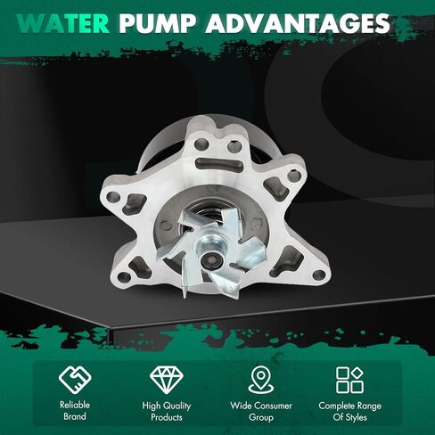 SCITOO AW9376 Professional Engine Water Pump for Chevrolet Prizm for Pontiac Vibe for Toyota Celica Corolla Matrix MR2 Spyder 1.8L in Saudi Arabia