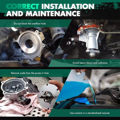 SCITOO AW9376 Professional Engine Water Pump for Chevrolet Prizm for Pontiac Vibe for Toyota Celica Corolla Matrix MR2 Spyder 1.8L in Saudi Arabia