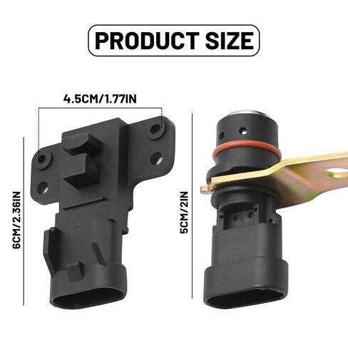 12596851 10485432 Engine Camshaft and Crankshaft Position Sensor Set, Replacement for Cadillac Escalade 1999-2000, Replacement for Chevrolet Astro 1996-2005 Blazer 1995-2004 in Saudi Arabia