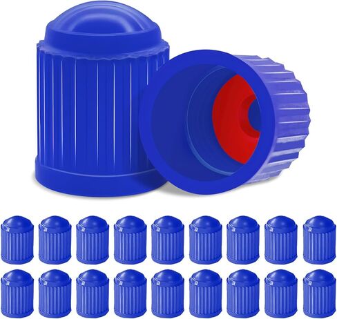 20PCS Tire Valve Stem Caps, Car Wheel Tire Valves Caps, Plastic Valve Stem Caps with O Rubber Seal, Airtight Seal Heavy Duty Dustproof Tire Valve Stem Covers for Car Truck Bike (Green, 25PCS) in Saudi Arabia