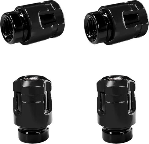 4 PCS Car Tire Valve Stem Caps, Unique Shape Corrosion-Resistant Aluminum Auto Wheel Valve Covers, Dustproof Leak-Proof Tire Air Caps for Trucks SUVs Motorcycles Bicycles (Red) in Saudi Arabia