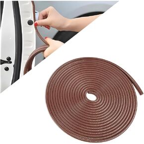 Car Door Protector Edge Guards, Universal Rubber Seal U Shape Car Door Protection, Aluminum Boat Edge Trim Guards No Glue Required, Exterior Accessories Fit for Most Cars (Orange/10FT) in Kuwait