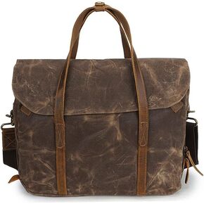 Men's Briefcase Messenger Bag Leather Laptop for men Office Bags for Men Handbags in Kuwait