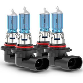 Halogen Headlight Bulbs Compatible for Honda Accord Sedan High and Low Beams 1990-2000 2001 2002 2003 2004 2005 2006 2007 2008 2009 2010 2011 2012, 5500K White, 300% Brightness, Plug n Play, 4-Pack in Saudi Arabia