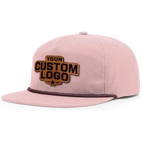 Custom Leather Patch Rope Hat R256 in Kuwait