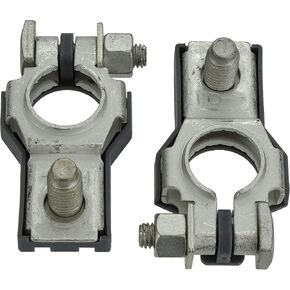 Buy Auto Supply # BAS13713 (25 Count) Direct Fit Negative Battery Terminal for Automotive Top Post Batteries Aftermarket Replacement for Toyota 90982-06022 GM 92199463 in Kuwait