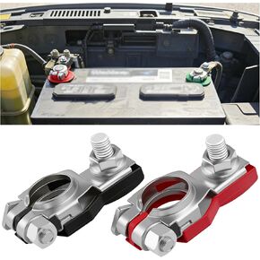 2PCS Car Battery Terminal Connectors,OEM#243407F001,243407F000 Positive & Negative Battery Terminal,Batteries Post Terminals Compatible with Nissan Altima/Maxima/Sentra in Kuwait