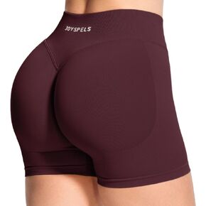 JOYSPELS SEAMX Impact Workout Shorts for Women 4.5" Scrunch Butt Lifting Gym Booty Biker Shorts Seamless Summer in Kuwait