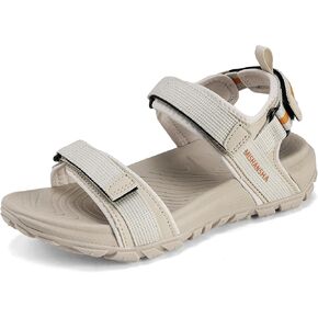 صنادل Mishansha النسائية مع دعم للقوس، صنادل مشي مفتوحة عند الأصابع قابلة للتعديل، مقاومة للانزلاق للماء والشاطئ في الهواء الطلق in Kuwait