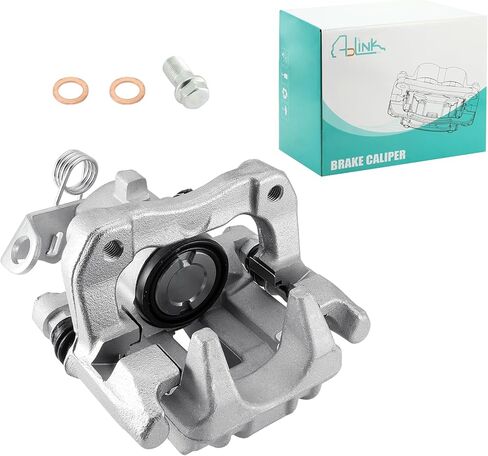 1J0615424D Rear Right Disc Brake Caliper Assembly with Bracket For Audi A3 1999-2003, TT 2000-2006, VW Beetle 2000-2010 All Engine, Golf 2000-2006 1.8L 1.9L 2.0L L4 Rear Passenger Side in Saudi Arabia