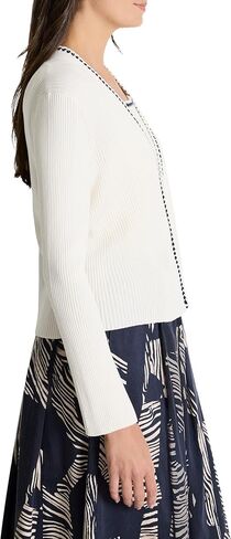 NIC+ZOE Women's Trimmed Rib Cardigan in Saudi Arabia