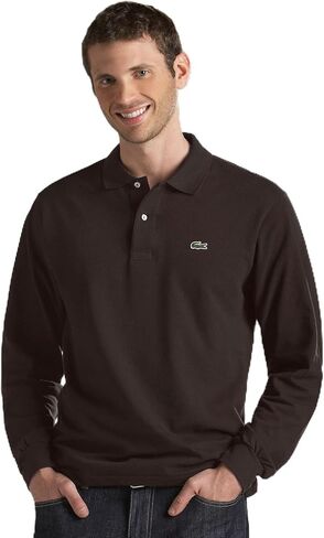 Lacoste Men's Classic Fit Long Sleeved L.12.12 Polo Shirt, Port Brown, 3X-Large in Saudi Arabia