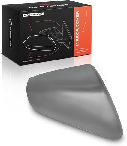 A-Premium Passenger Side Rearview Mirror Cover Cap - Compatible with Chevy Chevrolet Equinox & GMC Terrain, 2018 2019 2020 2021 2022 2023 2024 - Smooth Black in Saudi Arabia