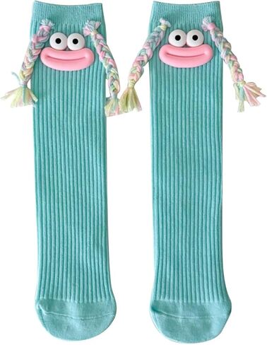 Kids Crazy Silly Funny Wacky Socks Funky Cool Cartoon Calf Cotton Socks Gag Gifts for Girls Boys Toddlers in Kuwait