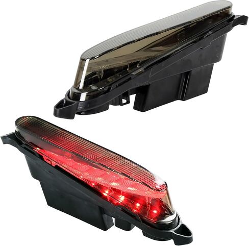 مصابيح LED للحاجز الخلفي من KUAFU متوافقة مع 2009-2013 Harley Touring CVO Road King Electra Street Glide بدون أجهزة تركيب بدون تعليمات، عدسات دخان in Saudi Arabia