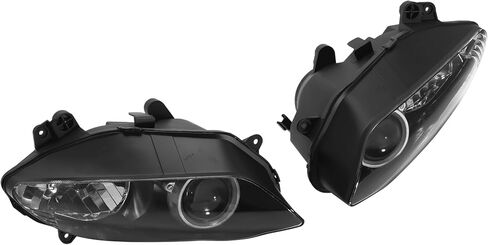 زوج محرك XFMT مجموعة مصابيح إضاءة الرأس السوداء متوافقة مع Yamaha YZF R1 1000 2004 2005 2006 in Kuwait