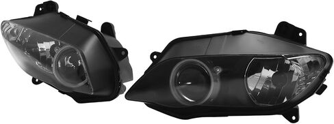 زوج محرك XFMT مجموعة مصابيح إضاءة الرأس السوداء متوافقة مع Yamaha YZF R1 1000 2004 2005 2006 in Kuwait