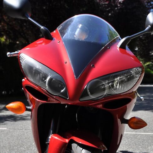 زوج محرك XFMT مجموعة مصابيح إضاءة الرأس السوداء متوافقة مع Yamaha YZF R1 1000 2004 2005 2006 in Kuwait