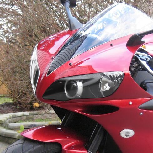زوج محرك XFMT مجموعة مصابيح إضاءة الرأس السوداء متوافقة مع Yamaha YZF R1 1000 2004 2005 2006 in Kuwait
