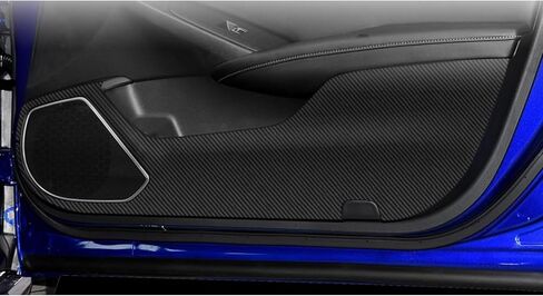 x xotic tech Car Door Anti Kick Pad Stickers Compatible with Honda Accord 10th Gen 2018-2022 Carbon Fiber Pattern Protector Guard in Saudi Arabia