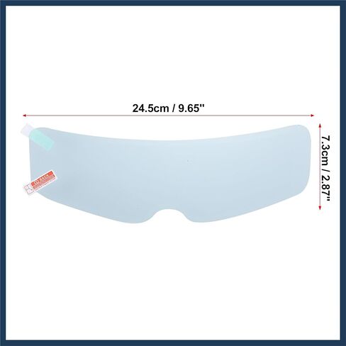 3pcs 9.65"x2.87" Anti Fog Film for Motorcycle Helmet Universal Anti Fog Shield Film Lens Sticker Durable Nano Coating Sticker Film Helmet Accessory Stylish Design in Saudi Arabia
