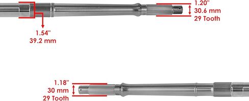 Caltric 705500327 705500051 Rear Wheel Axle Shaft Compatible with Can-Am DS650 2000 2001 2002 2003 in Saudi Arabia