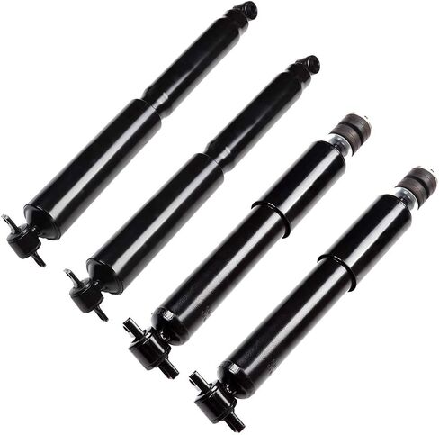 SCITOO Front Rear Shock Absorbers Fits For Chevy Express 2500 2003-2019,For Chevy Express 3500 2003-2018,For GMC Savana 2500 2003-2019,For GMC Savana 3500 2003-2018 Auto Shocks 911086 344385 (4Pcs) in Saudi Arabia