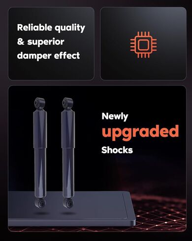 Cciyu 2 × دعامات خلفية ممتصة للصدمات تناسب 2003 2004 2005 2006 لـ Acura MDX 349039 37246 in Kuwait