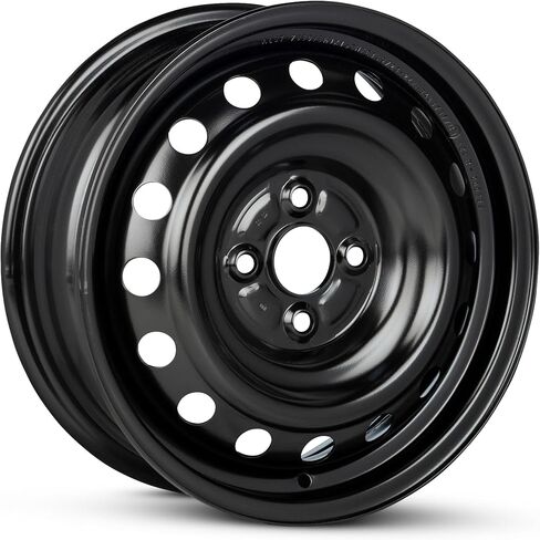 New 15x5.5 inch OEM Direct Replacement Steel Wheel for Toyota Yaris 2017-2020 4-100mm Black 15 in Rim 4261152500 in Saudi Arabia