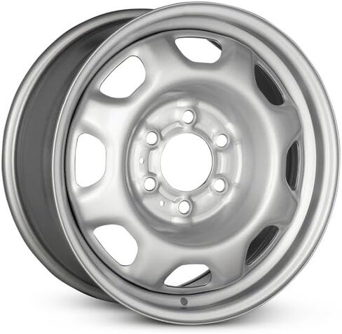 17x7.5 inch OEM Direct Replacement Steel Wheel for 2015-2022 Ford F150 6-135mm Silver 17 in Rim FL3Z1015A, in Saudi Arabia