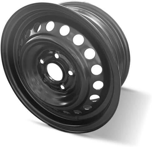 15x6 inch OEM Direct Replacement Steel Wheel - Recond for 2006–2014 Honda Civic 5-114.3mm Black 15 in Rim 42700TR0J02 in Saudi Arabia