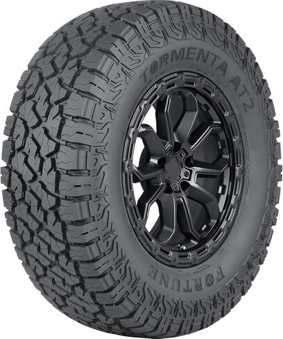 Fortune Tormenta A/T2 Truck/SUV A/T All-Terrain Off-Road Radial Tire-245/70R17 245/70/17 245/70-17 110T Load Range SL 4-Ply BSW Black Side Wall UTQG 600AA in Kuwait
