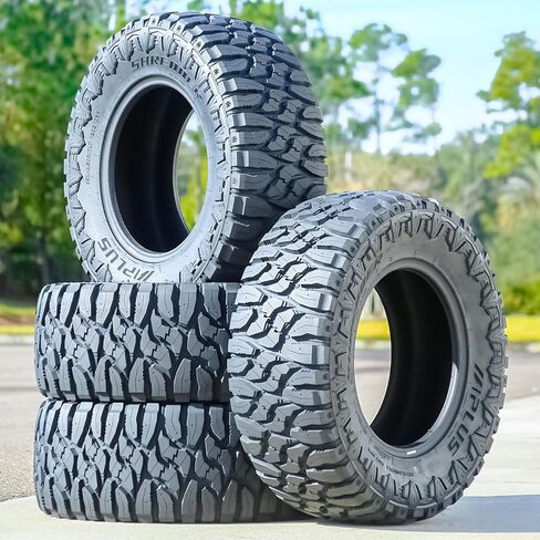 Set of 4 (FOUR) Aplus Shredder MT M/T Mud Off-Road Light Truck Radial Tires-LT285/55R20 285/55/20 285/55-20 122/119Q Load Range E LRE 10-Ply BSW Black Side Wall in Saudi Arabia