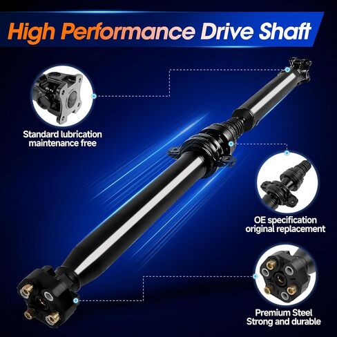 Rear Drive Shaft Prop Shaft Driveshaft Assembly [4WD Automatic Transmission] Fit for 2003-2006 Hyundai Santa Fe 3.5L, OE 65-3505, 4930026300 in Saudi Arabia