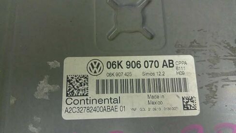 Engine ECM Control Module 2.0L Gasoline Fits 14 Compatible with Jetta 06K 906 070 AB 06K906070AB in Saudi Arabia