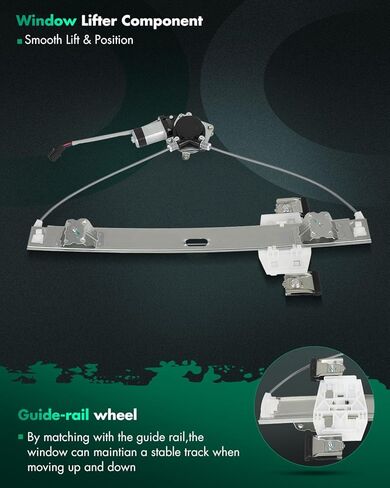 SCITOO Rear Left Driver Side Power Window Regulator With Motor Fit for 2004-2014 for Ford for For F-150,751-260 in Saudi Arabia