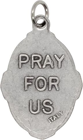 Saint Sebastian Medal Pendant and The Lacrosse Prayer Holy Card | Great Catholic Sport Gift for Confirmation | Protection and Faith for Athletes | Made in Italy in Saudi Arabia