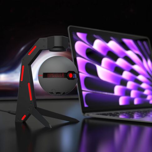 SK1 سماعات بلوتوث مغناطيسية هدايا رائعة للرجال من سبائك الألومنيوم قاعدة شحن من النوع C لتزيين سطح المكتب لمحبي حرب النجوم in Kuwait