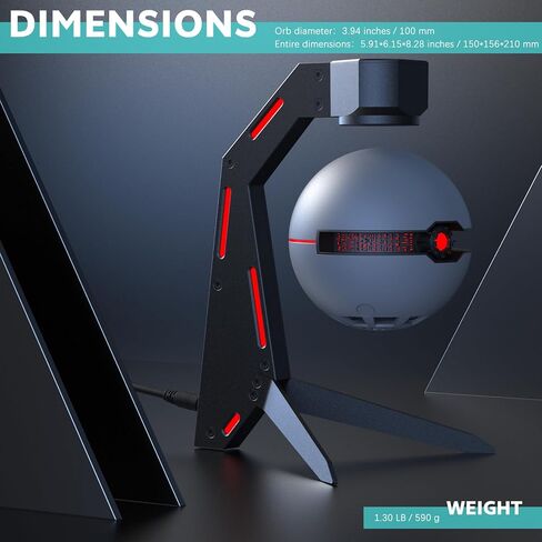 SK1 سماعات بلوتوث مغناطيسية هدايا رائعة للرجال من سبائك الألومنيوم قاعدة شحن من النوع C لتزيين سطح المكتب لمحبي حرب النجوم in Kuwait