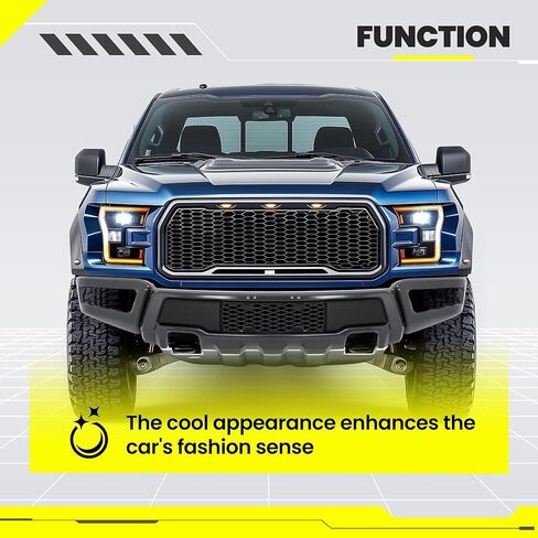 KUAFU Front Bumper Assembly W/Fog Light Holes Compatible with 2018-2020 Ford F150 Raptor Style Steel+Plastic Powder Coated Gray+Black 3Pcs in Saudi Arabia