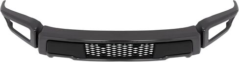 KUAFU Front Bumper Assembly W/Fog Light Holes Compatible with 2018-2020 Ford F150 Raptor Style Steel+Plastic Powder Coated Gray+Black 3Pcs in Saudi Arabia