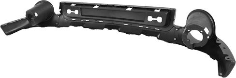 KUAFU المصد الأمامي متوافق مع 2007-2013 GMC Sierra 1500 Denali لوحة الستارة السفلية مع توفير الشبكة وفتحات إضاءة الضباب لاستبدال GM1092219 15901527 غطاء ممتص الصدمات من البلاستيك in Saudi Arabia
