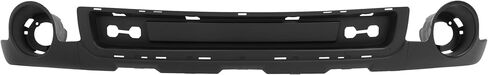 KUAFU المصد الأمامي متوافق مع 2007-2013 GMC Sierra 1500 Denali لوحة الستارة السفلية مع توفير الشبكة وفتحات إضاءة الضباب لاستبدال GM1092219 15901527 غطاء ممتص الصدمات من البلاستيك in Saudi Arabia