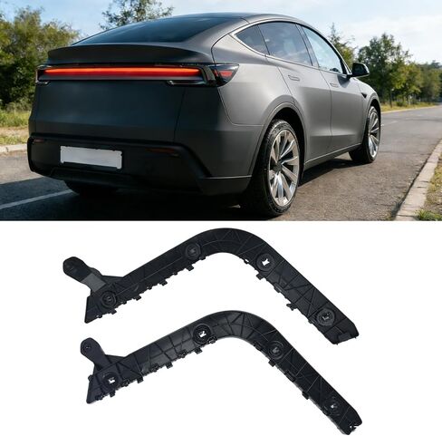 متوافق مع دعامة المصد الخلفي من طراز Tesla Model Y، استبدال حاملات الرفارف اليسرى واليمنى، OEM Fit 1494043-00-A 1494044-00-A، بلاستيك ABS متين in Kuwait