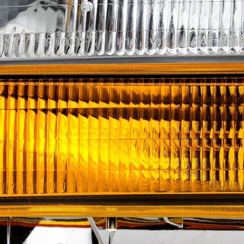 AKKON - Fits 1998-2000 Ford Ranger Chrome Headlights w/Corner Lamp Amber Signal Pair Driver+Passenger 98 99 00 in Saudi Arabia